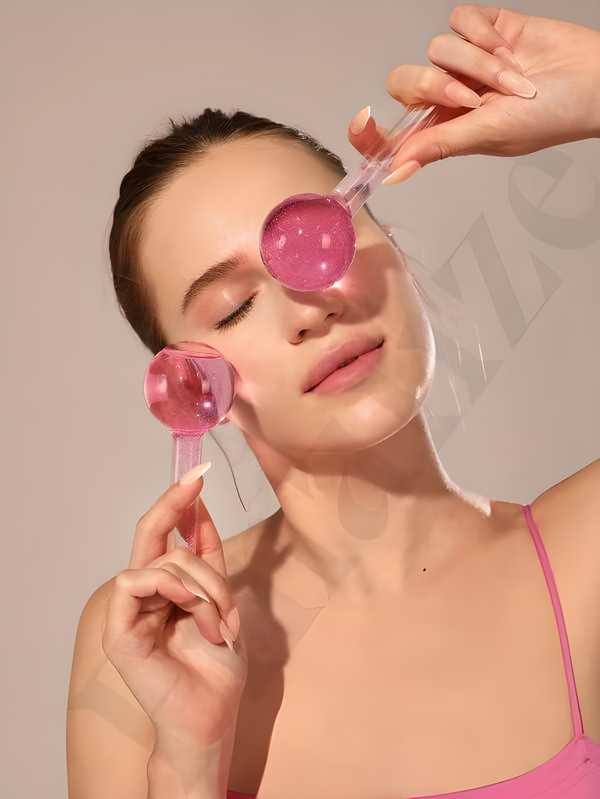 Crystal Ice Ball for Facials 2pcs