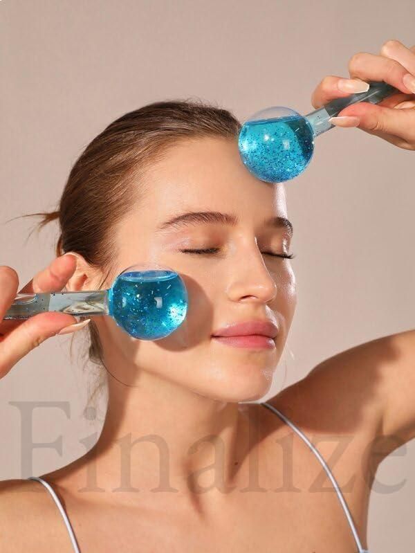 Crystal Ice Ball for Facials 2pcs